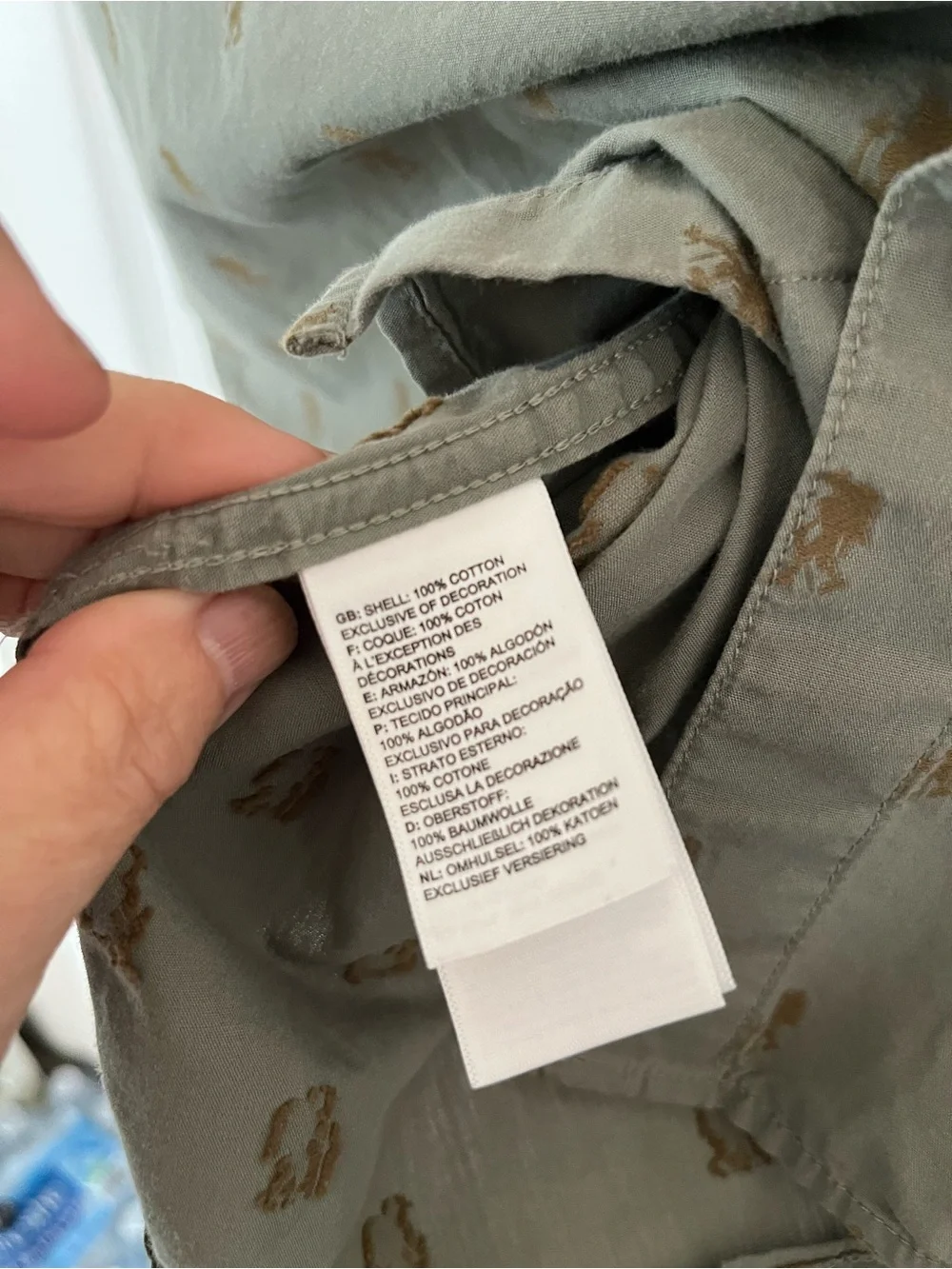 The North Face Men’s XXL Short-Sleeve Cotton Button-Up Hiking Shirt, Sage Green
